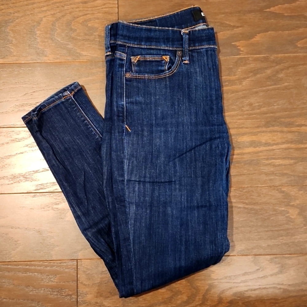 EXPRESS Mid Rise Jean Dark Wash